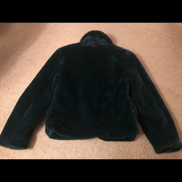 Faux Fur Green jacket - Picture 3 of 3
